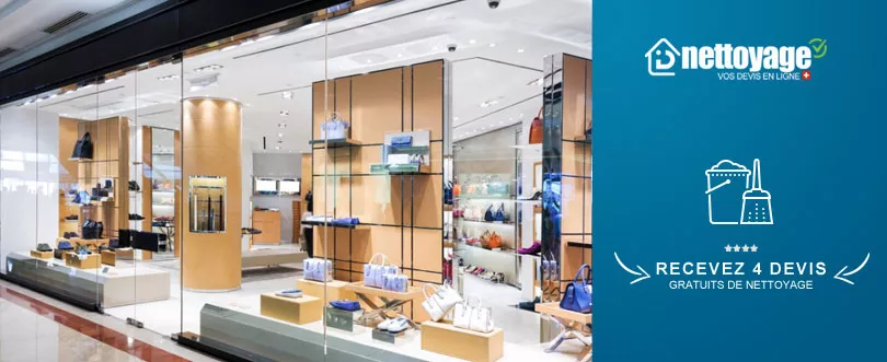 Nettoyage vitrine Genève
