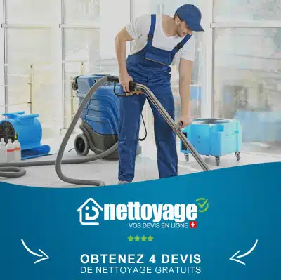 Nettoyage inondation après un des dégâts d'eau