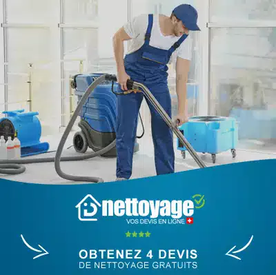Nettoyage inondation après un des dégâts d'eau